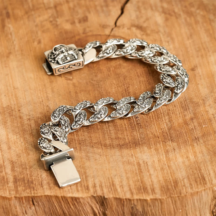 Buddha Stones Two Tone Copper Pi Xiu Auspicioisness Bracelet - image 8