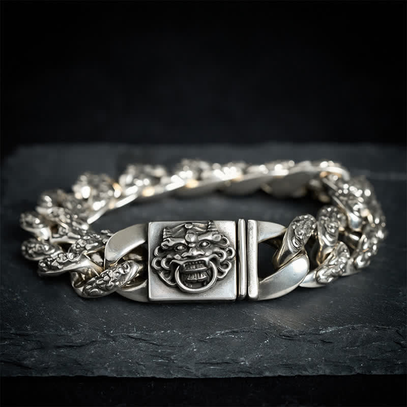 Buddha Stones Two Tone Copper Pi Xiu Auspicioisness Bracelet - image 1