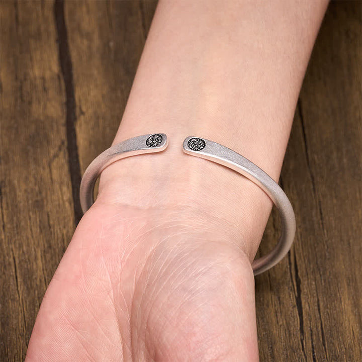 Buddha Stones Copper Lotus New beginning Cuff Bracelet - image 4