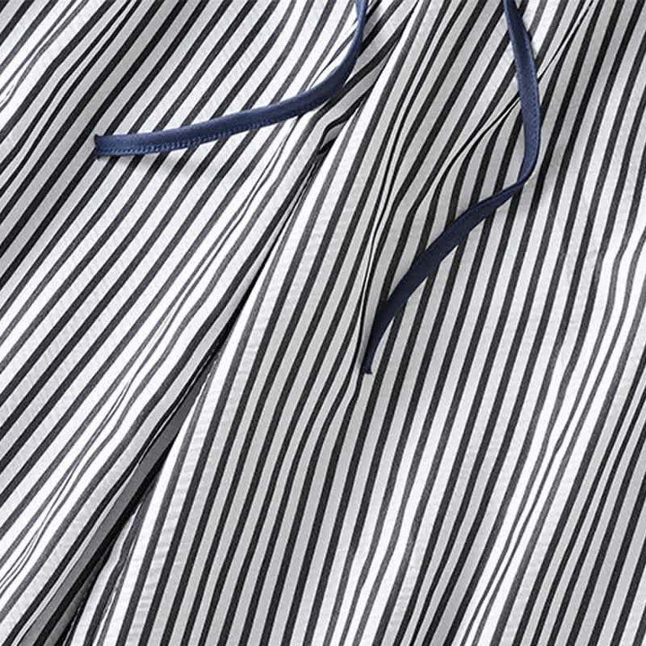 Buddha Stones Summer Casual Drawstring Striped Long Pants Women's Wide Leg Pants With Pocket - image 7