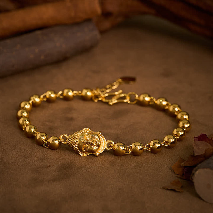 Buddha Stones Copper Buddha Beaded Serenity Bracelet - image 2