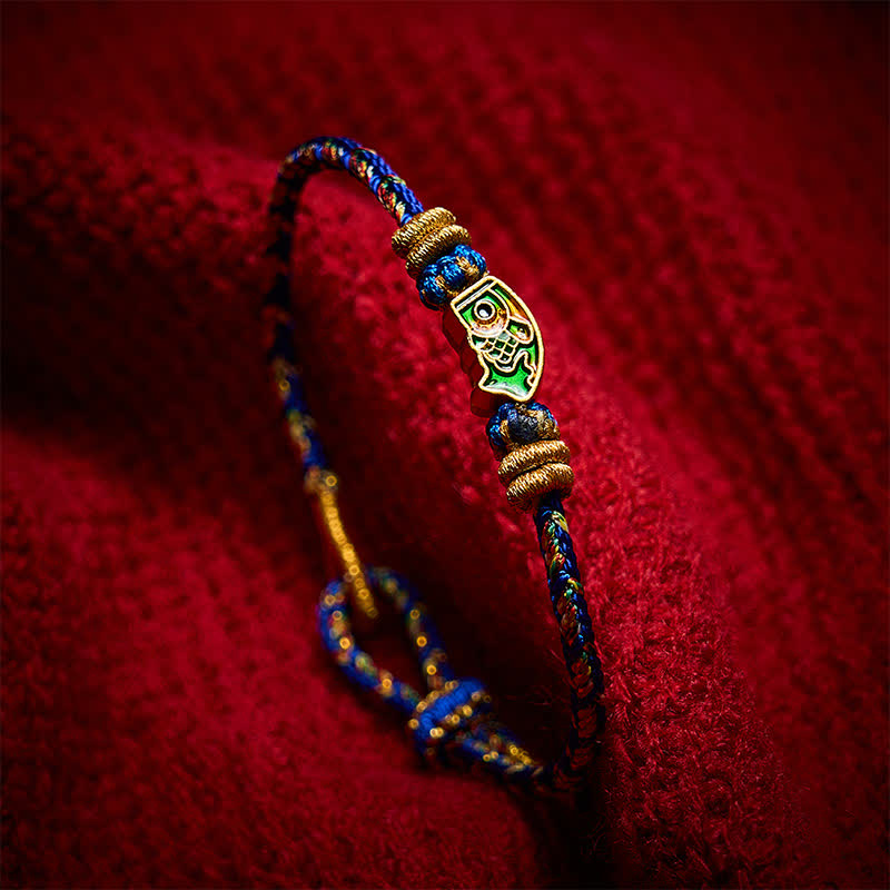 Buddha Stones Hand-Woven String Koi Fish Strength Rope Bracelet - image 18