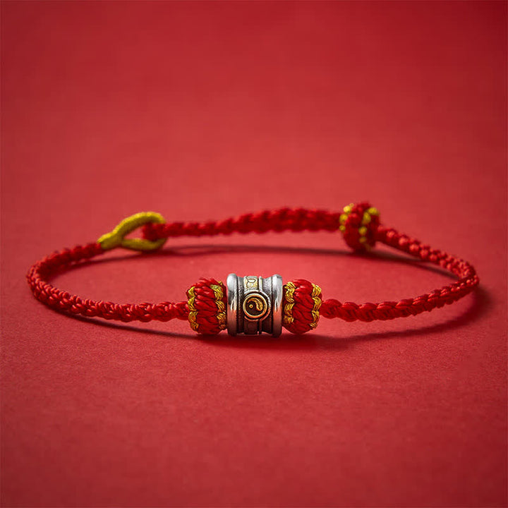 Buddha Stones Copper Yin Yang Red String Harmony Bracelet - image 17