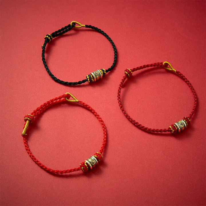 Buddha Stones Copper Yin Yang Red String Harmony Bracelet - image 20