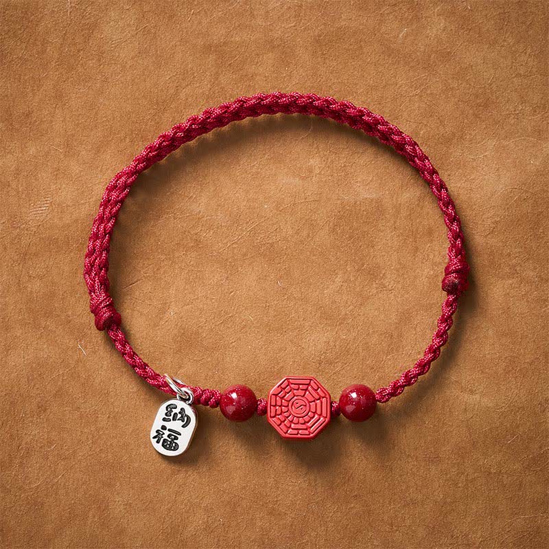 Buddha Stones Bagua Red String Harmony Bracelet - image 1