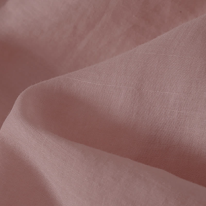 Buddha Stones Spring Summer Casual Vintage Crew Neck Embroidery Solid Women's Three-Quarter Sleeve T-Shirt - image 14
