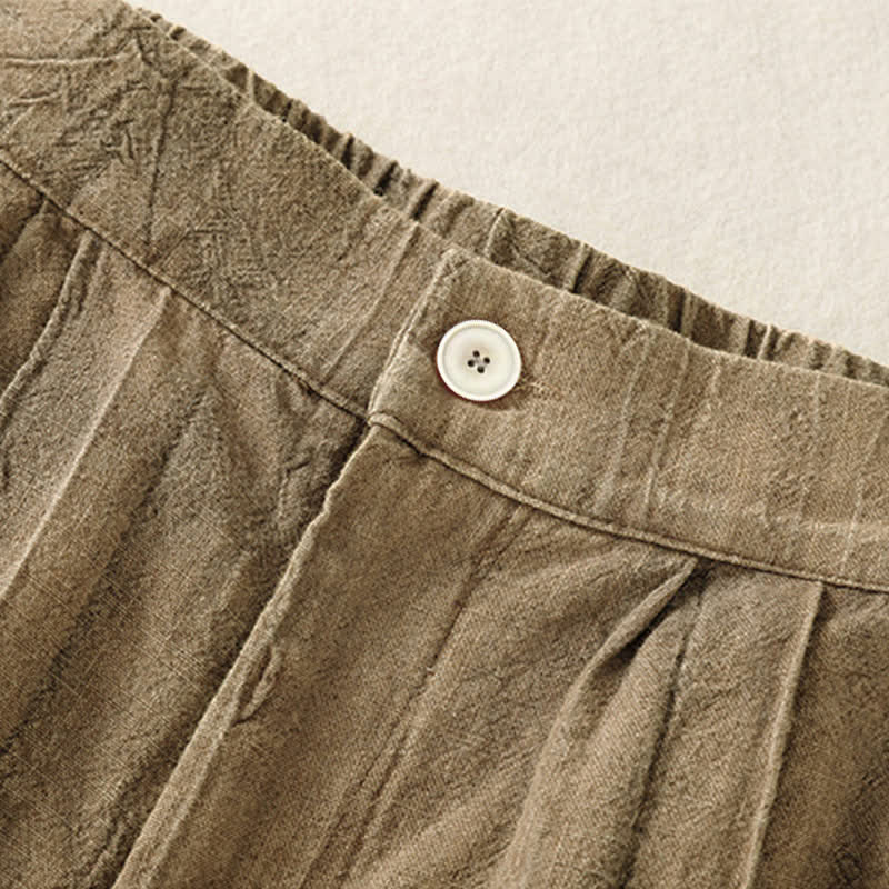 Buddha Stones Summer Casual Minimalist Solid Women's Shorts With Pocket - image 7