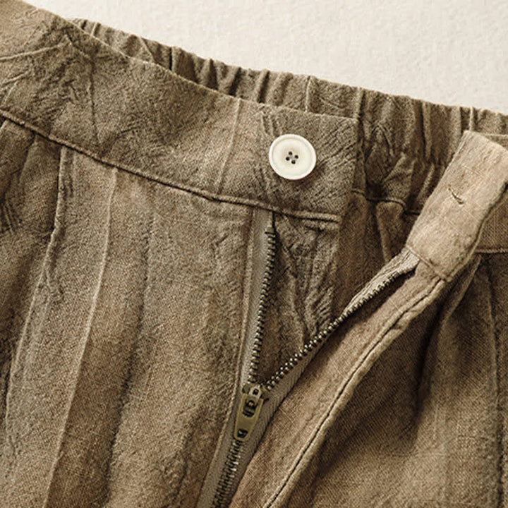 Buddha Stones Summer Casual Minimalist Solid Women's Shorts With Pocket - image 4