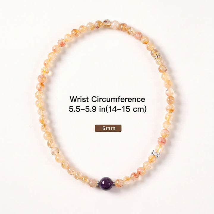 Buddha Stones Citrine Pi Xiu Abundance and Wealth Double Wrap Bracelet - image 15