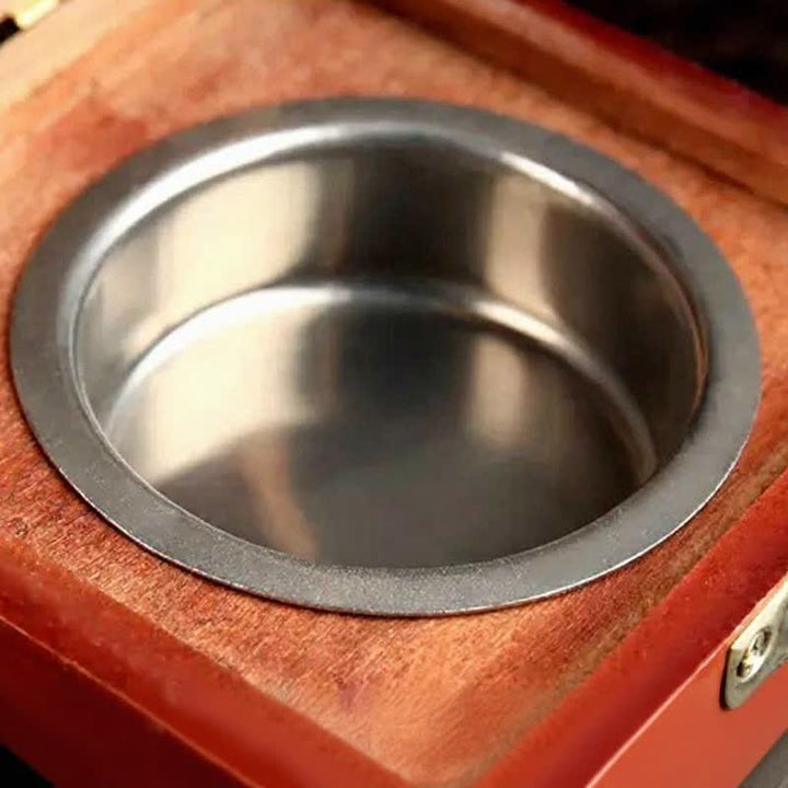 Buddha Stones Natural Wood Square Ritual Box Purification Incense Burner - image 13