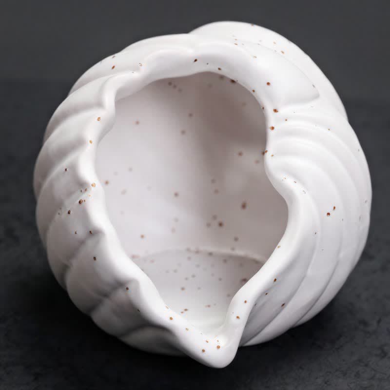 Buddha Stones Ceramic Shankha Purification Conch Shell Incense Burners - image 9