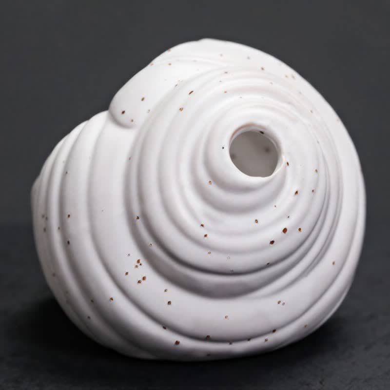 Buddha Stones Ceramic Shankha Purification Conch Shell Incense Burners - image 10