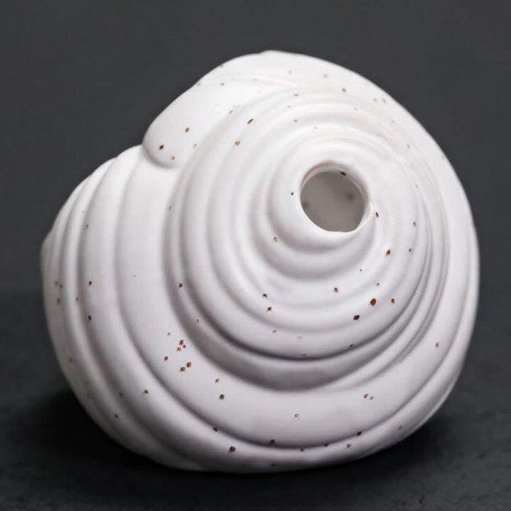 Buddha Stones Ceramic Shankha Purification Conch Shell Incense Burners - image 10