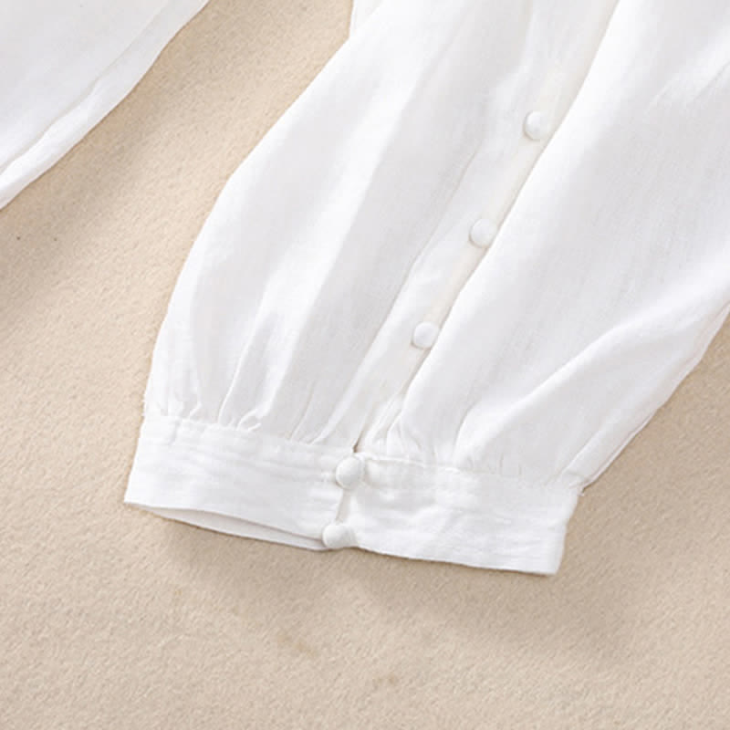 Buddha Stones Spring Summer Basic Casual Solid Cropped Pants Women's Harem Pants With Pockets - image 24