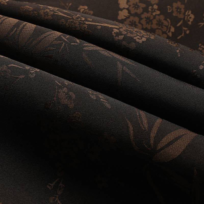 Buddha Stones Fall Winter Tang Style Vintage Mandarin Collar Frog Button Floral Men's Meditation Cloth With Pocket - image 15