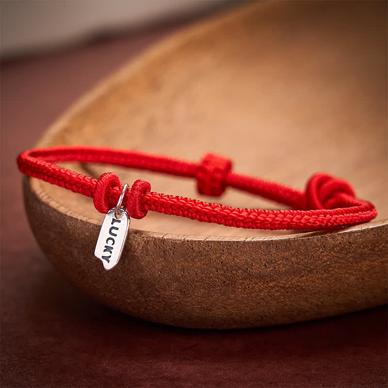 Buddha Stones Handmade Braided Red String LUCKY Charm Adjustable Bracelet - image 2
