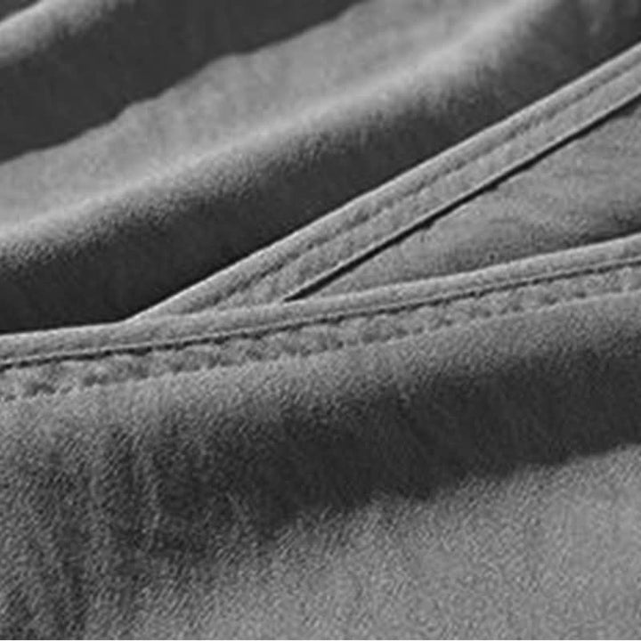 Buddha Stones Spring Summer Casual Drawstring Solid Cropped Pants Men's Tapered Pants With Pocket - image 28