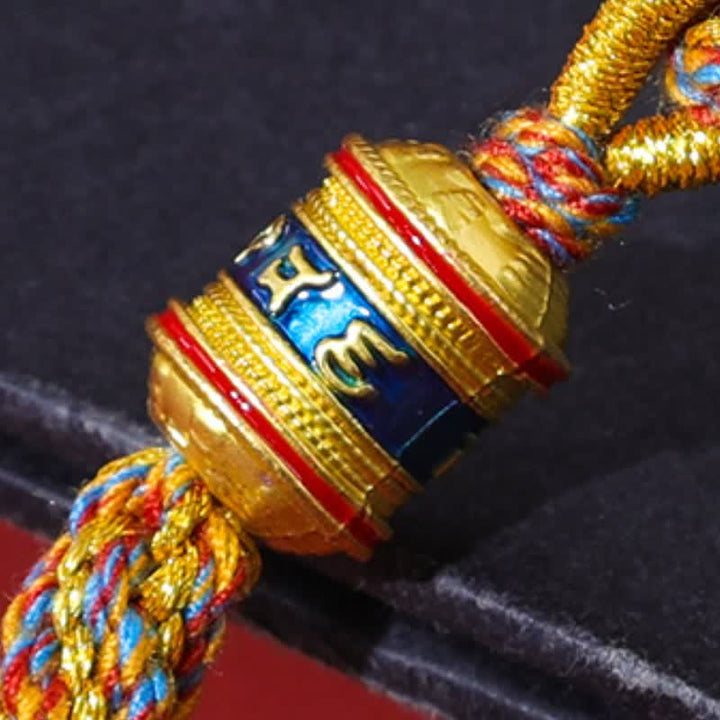 Buddha Stones Tibetan Om Mani Padme Hum Red String Protection Bracelet - image 7