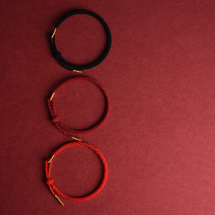 Buddha Stones Red String Hand-Woven Adjustable Protection Bracelet - image 11