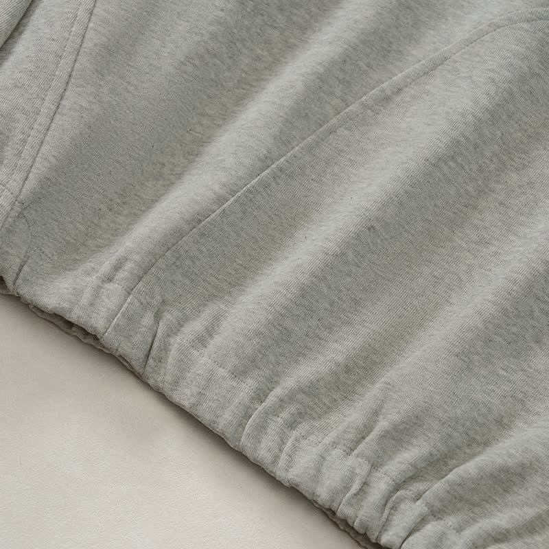Buddha Stones Fall Winter Casual Minimalist Quarter Zipper Solid Men's Sweatshirts With Pocket - image 14
