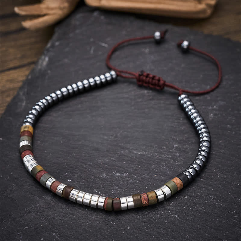 Buddha Stones Hematite Powerful Beads Bracelet - image 1