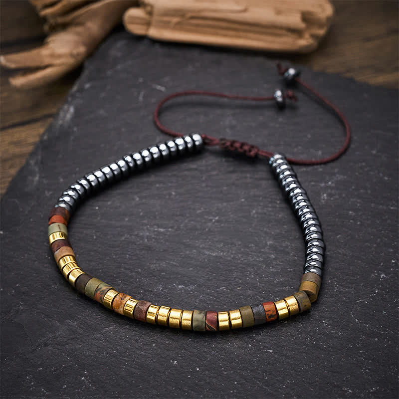 Buddha Stones Hematite Powerful Beads Bracelet - image 9