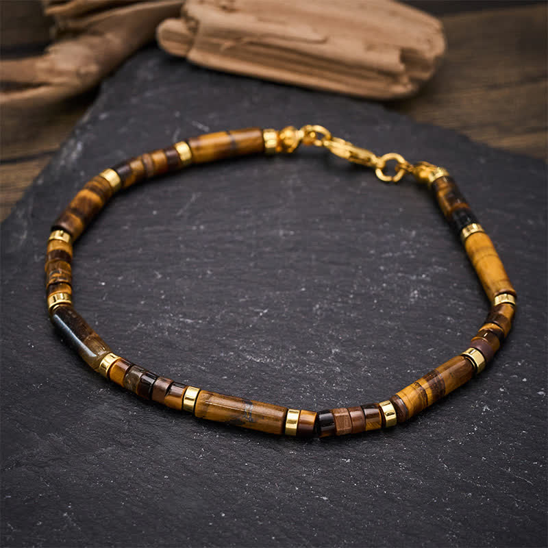 Buddha Stones Natural Tiger Eye Protection Beaded Bracelet - image 2