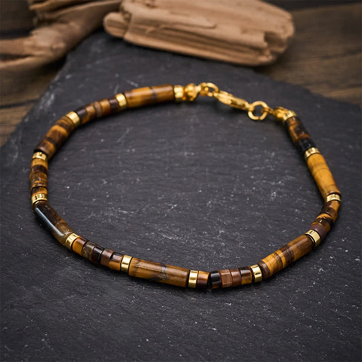 Buddha Stones Natural Tiger Eye Protection Beaded Bracelet - image 2
