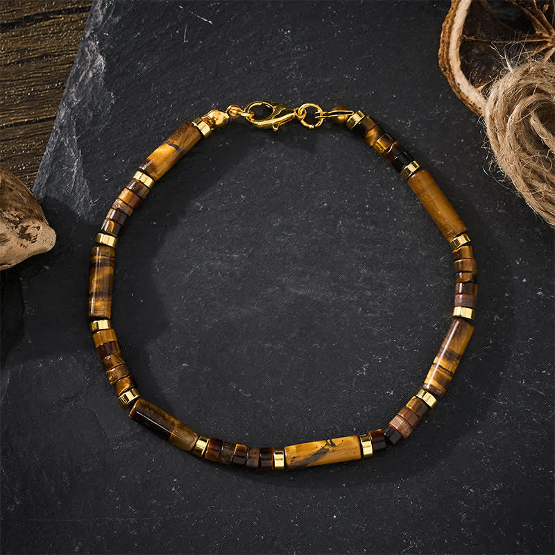 Buddha Stones Natural Tiger Eye Protection Beaded Bracelet - image 3