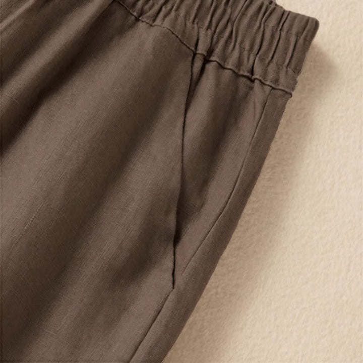 Buddha Stones Casual Solid Color Women's Wide Leg Pants With Pockets - image 16