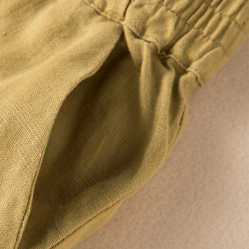 Buddha Stones Casual Solid Color Women's Wide Leg Pants With Pockets - image 28
