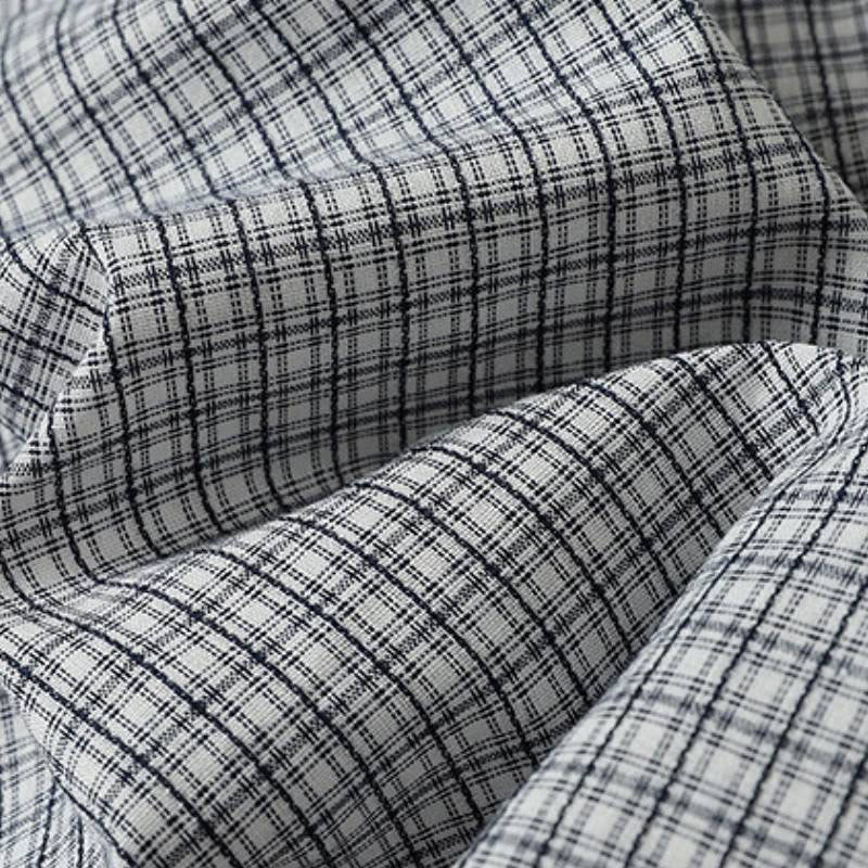 Buddha Stones Spring Casual Button-Up Plaid Women's Long Sleeve Dress - image 9