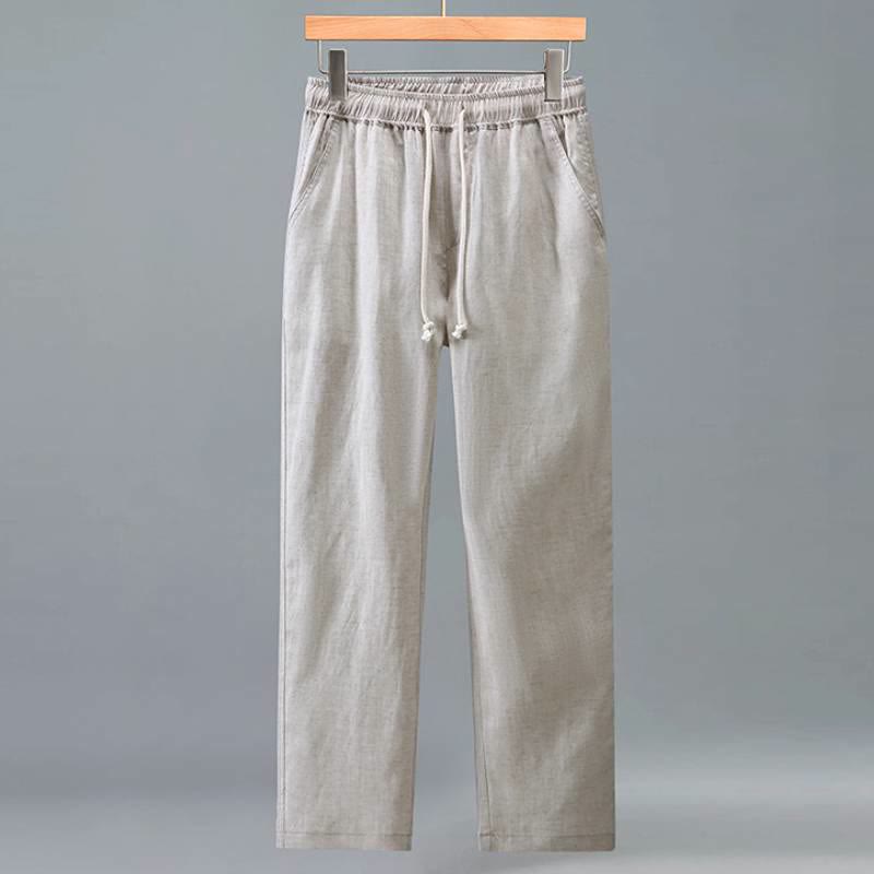 Buddha Stones 2Pcs Spring Fall Casual Button-Up Solid Shirt Pants Men's Meditation Cloth With Pockets - image 7