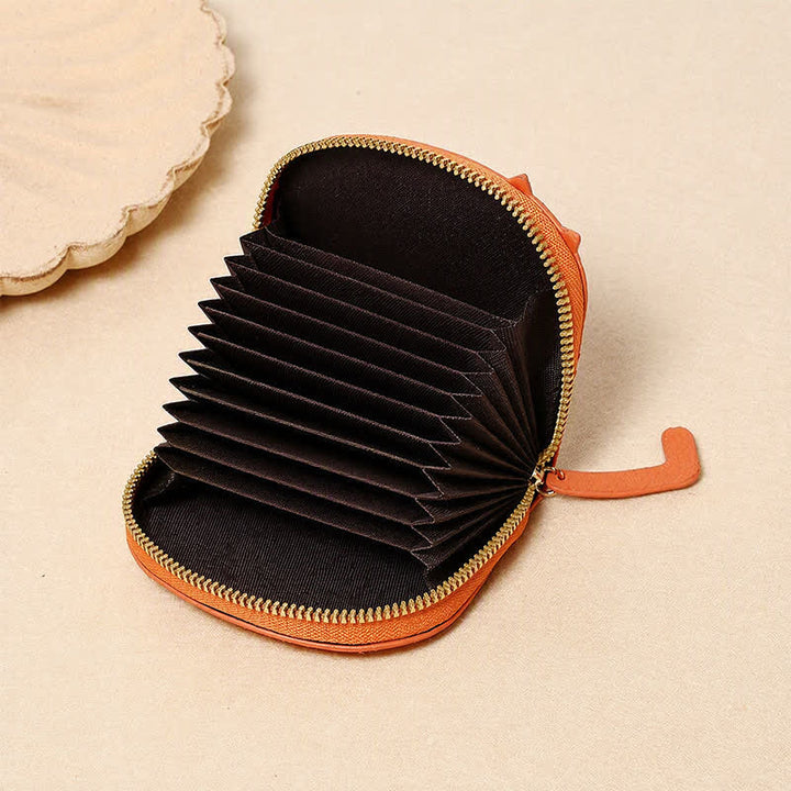 Buddha Stones PU Leather Cat Ear Embroidery Compact Purse - image 7