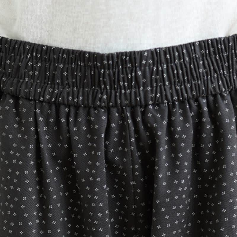 Buddha Stones Spring Summer Casual Floral Cropped Pants Women's Straight Leg Pants With Pocket - image 7