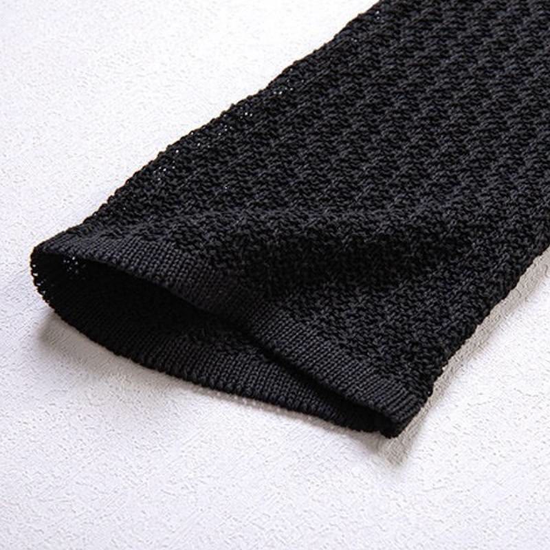Buddha Stones Spring Casual Plain Solid Lace-up V-Neck Men's Kimono - image 5