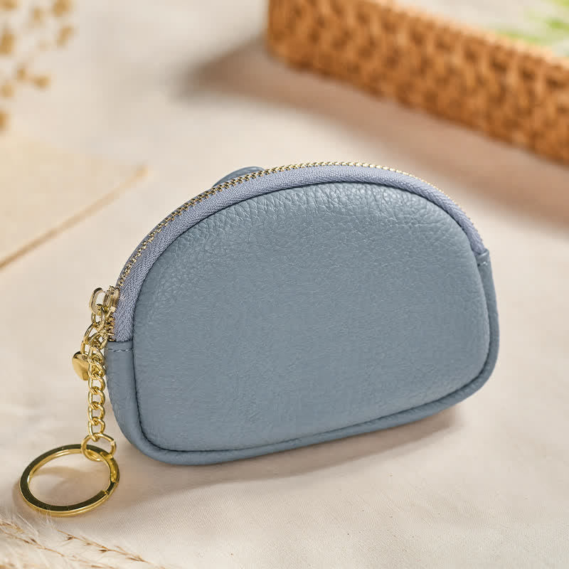 Buddha Stones PU Leather Elephant Wisdom Mini Zipper Purse - image 8