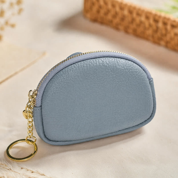 Buddha Stones PU Leather Elephant Wisdom Mini Zipper Purse - image 8