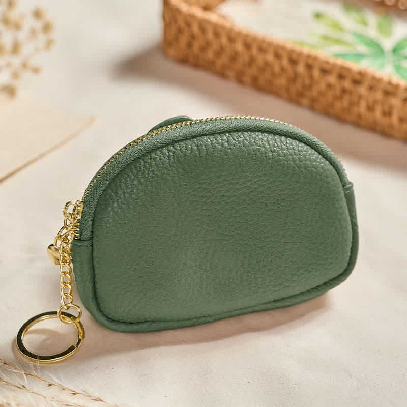 Buddha Stones PU Leather Elephant Wisdom Mini Zipper Purse - image 24
