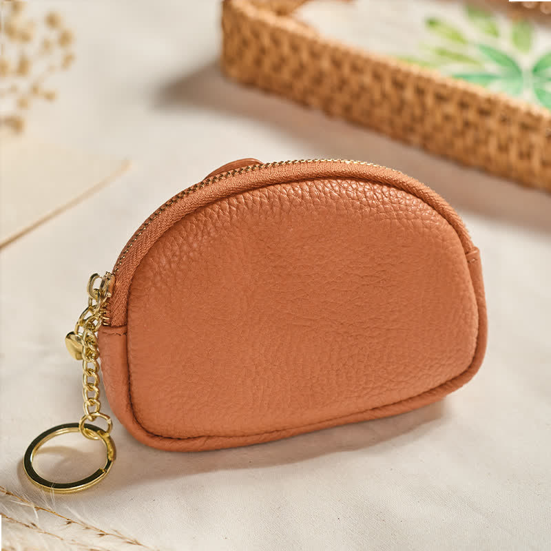 Buddha Stones PU Leather Elephant Wisdom Mini Zipper Purse - image 12