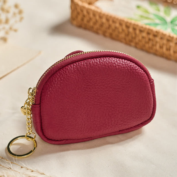 Buddha Stones PU Leather Elephant Wisdom Mini Zipper Purse - image 28