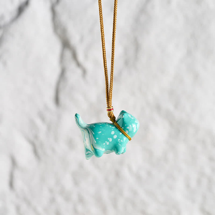 Buddha Stones Cute Cat Charm Balance Necklace - image 22