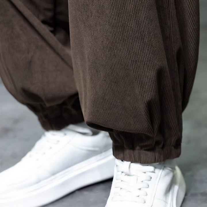 Buddha Stones Fall Winter Tang Style Casual Frog Button Solid Men's Meditation Cloth With Pocket - image 8