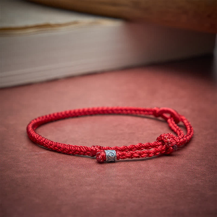 Buddha Stones Red String 925 Sterling Silver Yin Yang Protection Bracelet - Red String - 6.3–7.1 in (16–18 cm) - image 10