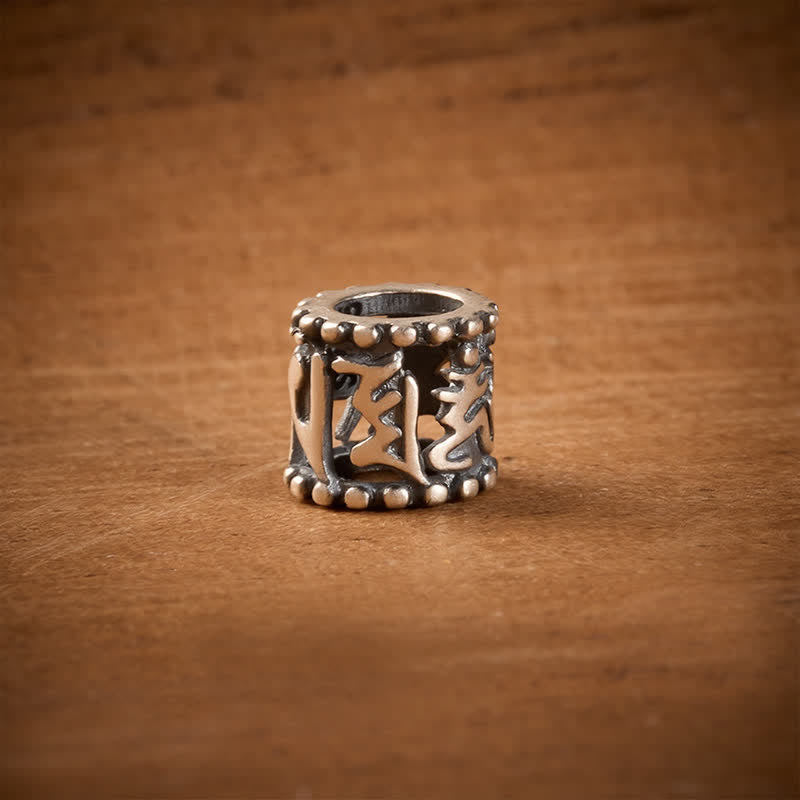Buddha Stones Black Red String 925 Sterling Silver Om Mani Padme Hum Protection Minimalist Bracelet - image 3