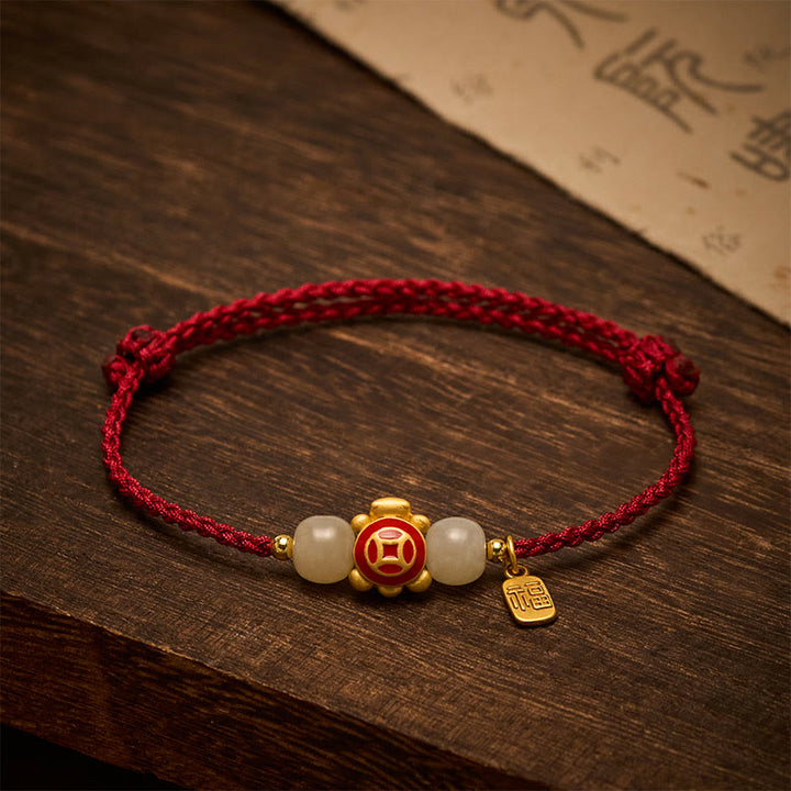 Buddha Stones Turtle Red String Hand-Woven Strength Bracelet - image 3