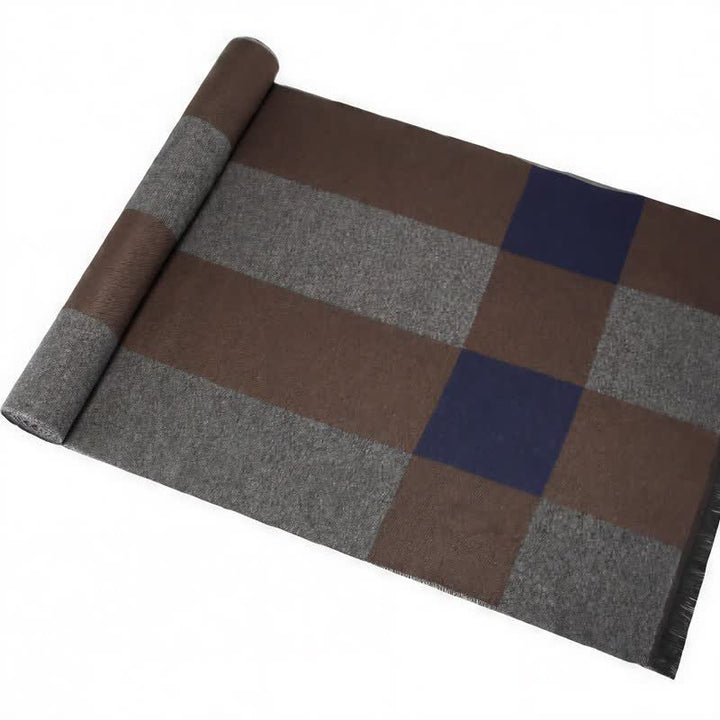 Buddha Stones Fall Winter Urban Stripe Tassel Warm Wrap Scarves - image 14