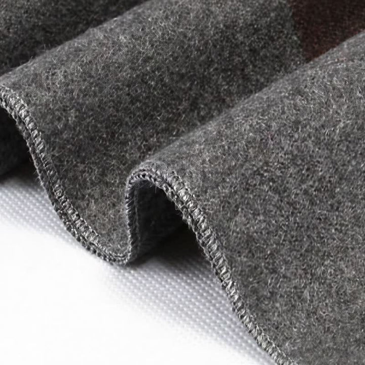 Buddha Stones Fall Winter Urban Stripe Tassel Warm Wrap Scarves - image 15
