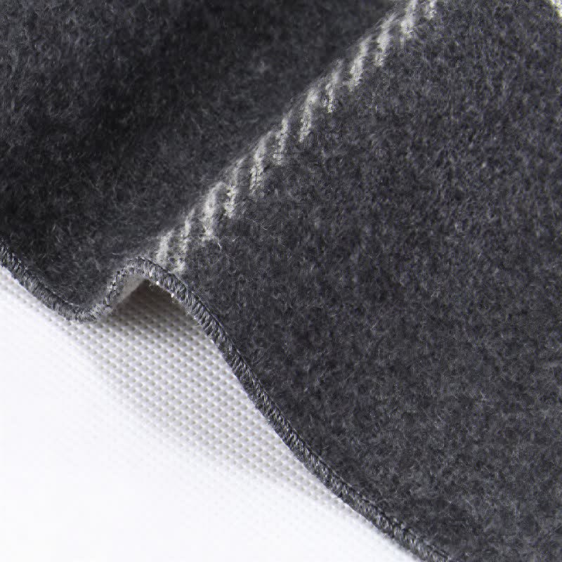Buddha Stones Fall Winter Urban Stripe Tassel Warm Wrap Scarves - image 18