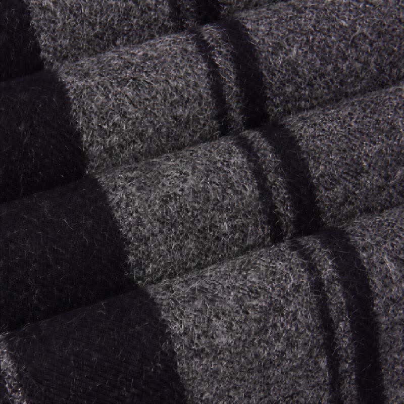 Buddha Stones Fall Winter Classic Check Pattern Soft Knit Commuter Men's Scarf - image 2